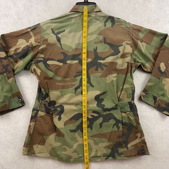 Military Surplus USMC Uniform Shirt Adult Small Woodland Camouflage LARP Shacket - Picture 4 of 15